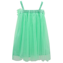 Baby Girls One Piece Strap Tutu Tulle Dress Chiffon Flowers Casual Dress 2-7 Y NW
