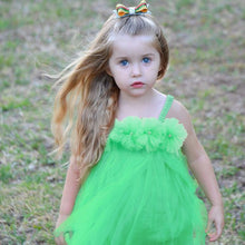 Baby Girls One Piece Strap Tutu Tulle Dress Chiffon Flowers Casual Dress 2-7 Y NW