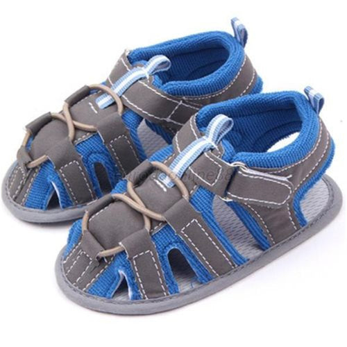 Blue Red Kids Casual Baby Boy Soft Cotton Non-slip Shoes 0-12M NW