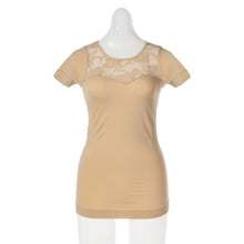 Hot Women Sexy Hollow Round Neck Lace Short Sleeve Top T-shirt New NW