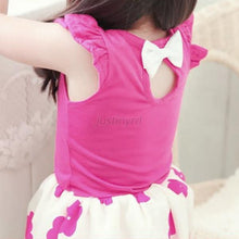 Kids Baby Girls Dress Plum Blossom Patterns One Piece Tutu Princess Dress 1-6Y NW