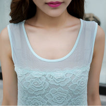 Women Sexy Sleeveless Tank Tops Casual Round Neck Flower Vest Shirt Blouse Hot NW