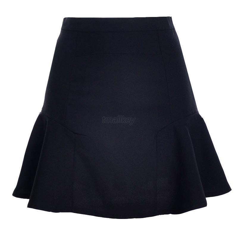Womens Fishtail Work Party Sheath Pencil Mini Skirts Plus Size S-XXL NW