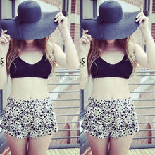 Womens Sexy Crochet Knit Crop Top Halter Bra Bralette Cami Tank Deep V-neck Blouse NW