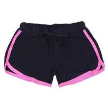 Workout Shorts Women Loose Cotton Side Split Elastic Waist Shorts Casual Short NW