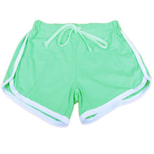 Workout Shorts Women Loose Cotton Side Split Elastic Waist Shorts Casual Short NW