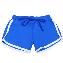 Workout Shorts Women Loose Cotton Side Split Elastic Waist Shorts Casual Short NW