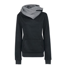 Sweatshirt Women Casual Solid Hoodies Unisex Lapel Hooded New Brand Sweatshirts Pullovers Turn-down CollarLQ NW
