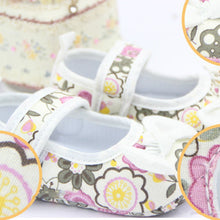 Sweet Baby Girls Cozy Cotton Bowknot Crib Shoes Anti Slip Toddler Shoes 0-12M NW