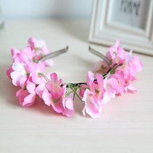 Sweet Girl Floral Flower Garland Hair Band Bridal Festival Holiday Wreath NW