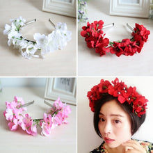 Sweet Girl Floral Flower Garland Hair Band Bridal Festival Holiday Wreath NW