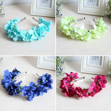 Sweet Girl Floral Flower Garland Hair Band Bridal Festival Holiday Wreath NW
