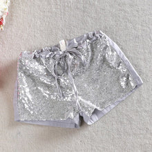 Toddler 2-6 Y Kids Girl Sequins Shorts Short Pants Tie Bow Elastic Waist Trousers NW