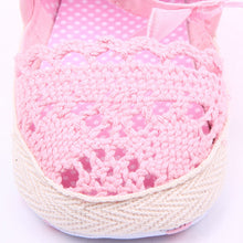 Toddler Baby Girl Soft Sole Crib Anti-slip Crochet Knit First Walkers anti-Slip Solid Shoes NW