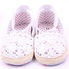 Toddler Baby Girl Soft Sole Crib Anti-slip Crochet Knit First Walkers anti-Slip Solid Shoes NW