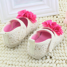 Toddler Baby Kid Girl Flower Princess Shoes Soft Sole Prewalker Crib Shoes 0-18M NW