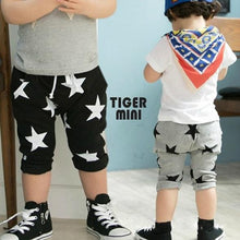 Toddler Boys 2-6 Year Cotton Harem Shorts Pants Kids Casual Stars Pattern Trousers NW