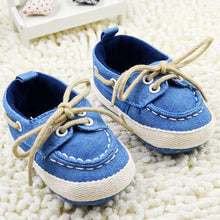 Toddler Boys Girls First Walkers Soft Sole Crib Canvas Shoes Lace-up Sneaker Baby Shoes Prewalker Footwear Newborn Kids Shoes NW