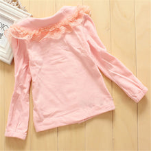 Toddler Girls Long Sleeve Tops Lace Collar Blouse Cotton Bottoming Shirts 1-3Y NW