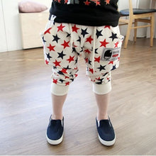 Toddler Girls Stars Pattern Harem Pants Cotton Trousers Collapse Pants Bottoms NW