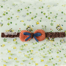 Toddler Kids Baby Girls Handmade Crochet Knit Bow Headbands Hair Bow Band Headwear NW