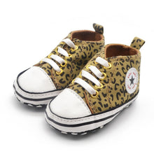 Toddlers Baby Leopard Canvas Casual Sneakers Soft Sole Crib Shoes Walking Shoes 0-18M NW