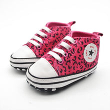 Toddlers Baby Leopard Canvas Casual Sneakers Soft Sole Crib Shoes Walking Shoes 0-18M NW