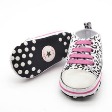 Toddlers Baby Leopard Canvas Casual Sneakers Soft Sole Crib Shoes Walking Shoes 0-18M NW