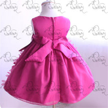 Toddlers Kids Girls Pettiskirt Party Dress Flower Clusters Bow Fluffy Dress 1-6Y NW