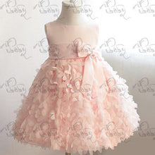 Toddlers Kids Girls Pettiskirt Party Dress Flower Clusters Bow Fluffy Dress 1-6Y NW