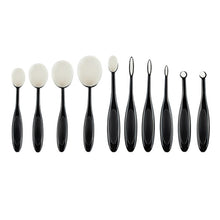 Tooth Brush Shape Oval Beauty Cosmetic Makeup Brushes Make Up Brushes Set Foundation Brush Sets NW