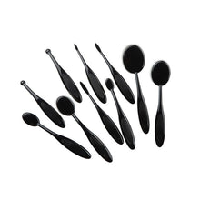 Tooth Brush Shape Oval Beauty Cosmetic Makeup Brushes Make Up Brushes Set Foundation Brush Sets NW