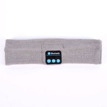 Unisex Knitted Wireless Bluetooth Sports Sleeping Headband Headset Headphone Speaker Mic NW