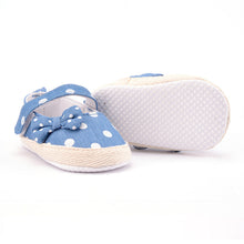 White Dot Bowknot Baby Girl Shoes Toddler Prewalker Simple Baby Shallow First Walker Lisa's Store NW