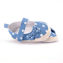 White Dot Bowknot Baby Girl Shoes Toddler Prewalker Simple Baby Shallow First Walker Lisa's Store NW