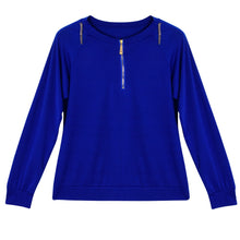 Casual Women Hoodies V-Neck Long Sleeve Tops Zipper Jumper Pullover SweatshirtHG NW