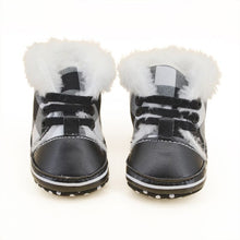 Boots Girls Boys Boots Kids Cotton Leather Shoes Children Snow Boots Warm 0-18 Months NW