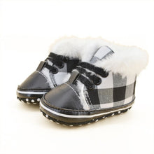 Boots Girls Boys Boots Kids Cotton Leather Shoes Children Snow Boots Warm 0-18 Months NW