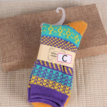 Vintage Stripes Men Women Socks Casual Cotton Warm Socks Fashion Design NW