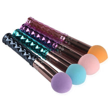 Women Beauty Makeup Brushes Powder Puff Brush Cosmetic Makeup Sponge Foundation Make up Sponge Brush NW