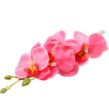 Women Butterfly Orchid Flower Hair Clip Barrette Pin Bridal Wedding Prom Party Hair Decoration NW