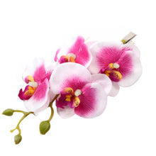 Women Butterfly Orchid Flower Hair Clip Barrette Pin Bridal Wedding Prom Party Hair Decoration NW