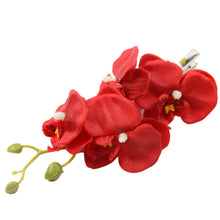 Women Butterfly Orchid Flower Hair Clip Barrette Pin Bridal Wedding Prom Party Hair Decoration NW