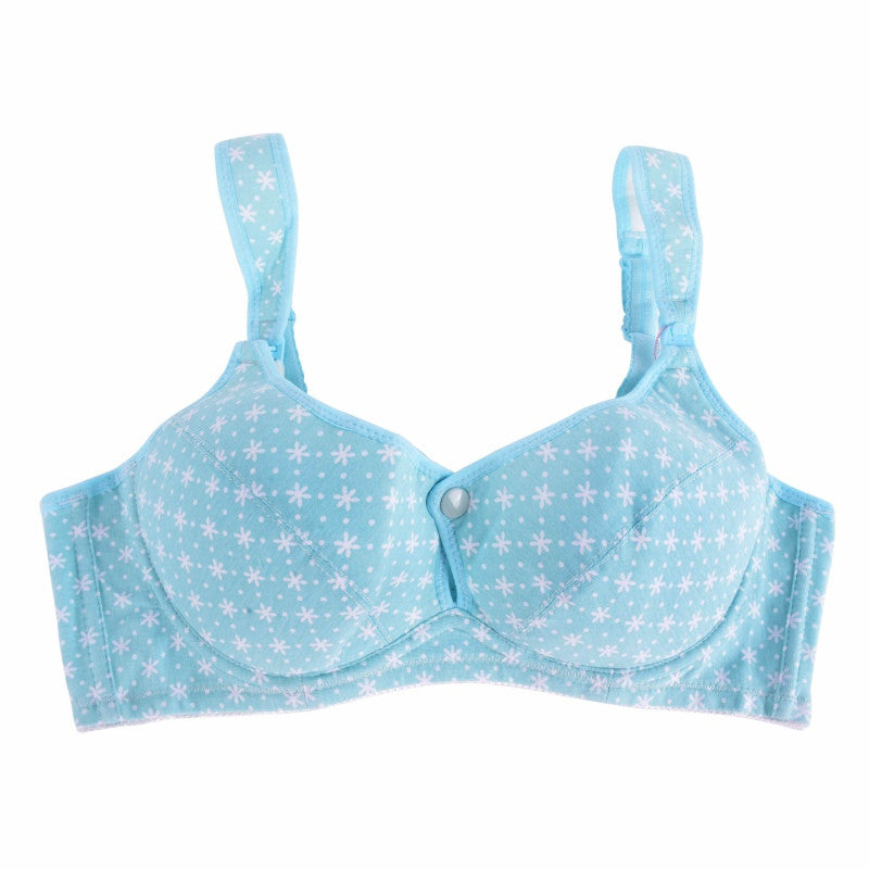 Women Button Front Closure Feeding Nursing Bra Maternity Breastfeeding Bras 34-42B NW
