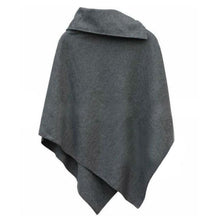 Women Casual Oversized Batwing wool Jacket Poncho Cloak loose Outwear NW