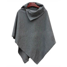 Women Casual Oversized Batwing wool Jacket Poncho Cloak loose Outwear NW