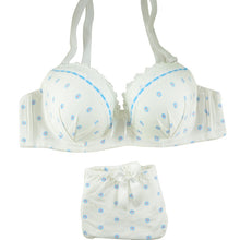 Women Deep-V Bra Set Girl Floral Lace Underwear Set Underwire Brassiere Outfit 32B-36B NW