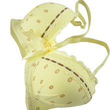Women Deep-V Bra Set Girl Floral Lace Underwear Set Underwire Brassiere Outfit 32B-36B NW