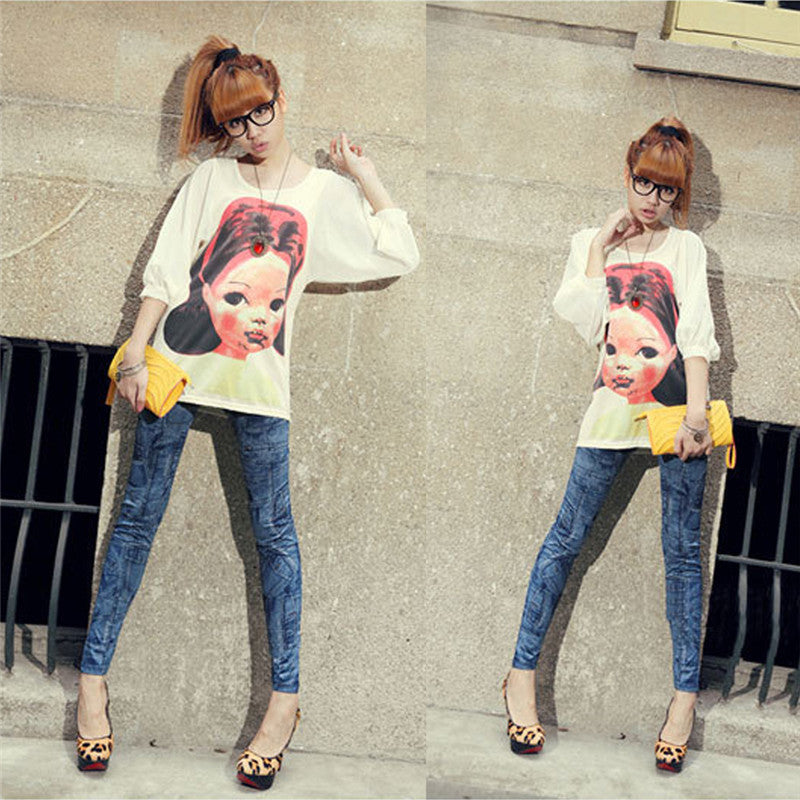 Women Denim Jeans Sexy Skinny Leggings Jeggings Stretch Pants Trousers YQ NW