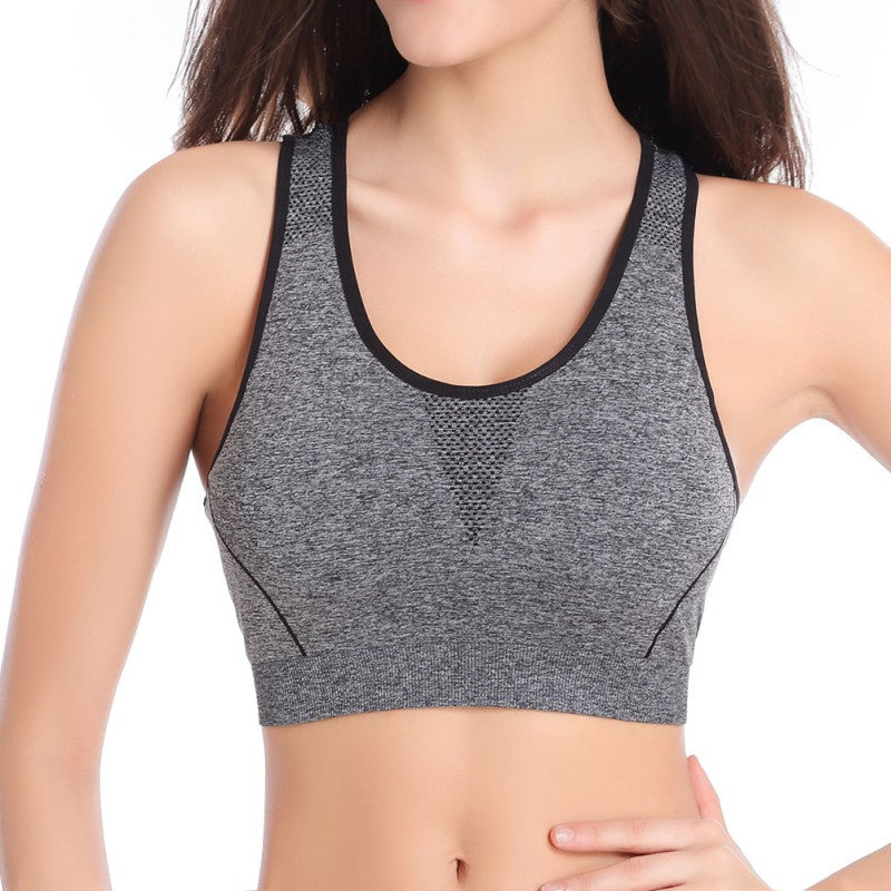 Women Fitness exercise Bra Stretch Seamless Racerback Padded Workout Tank Top C69 NW